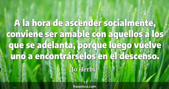 Cita de Jo Herbst