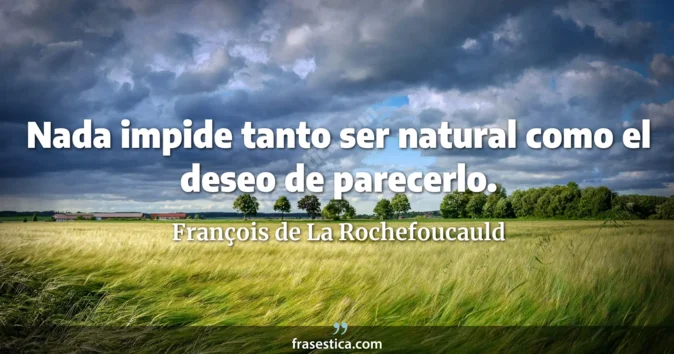 Cita de François de La Rochefoucauld