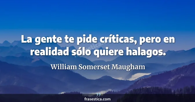Cita de William Somerset Maugham
