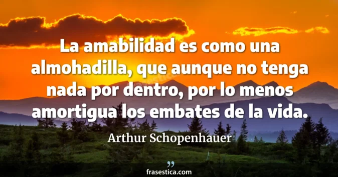 Cita de Arthur Schopenhauer
