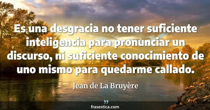 Cita de Jean de La Bruyère