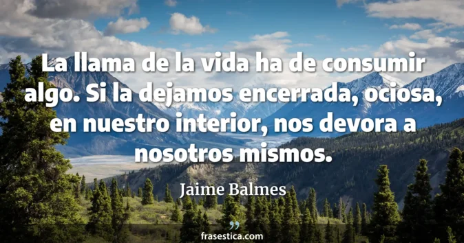 Cita de Jaime Balmes