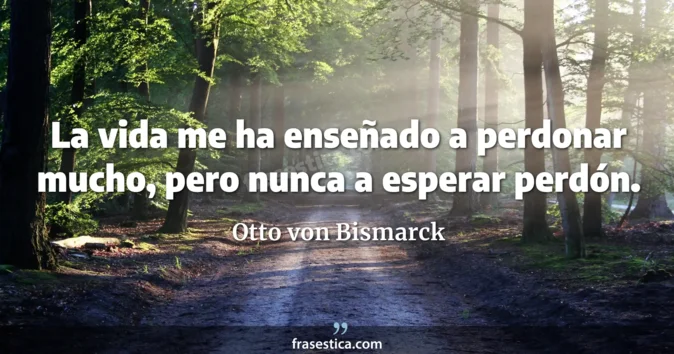 Cita de Otto von Bismarck