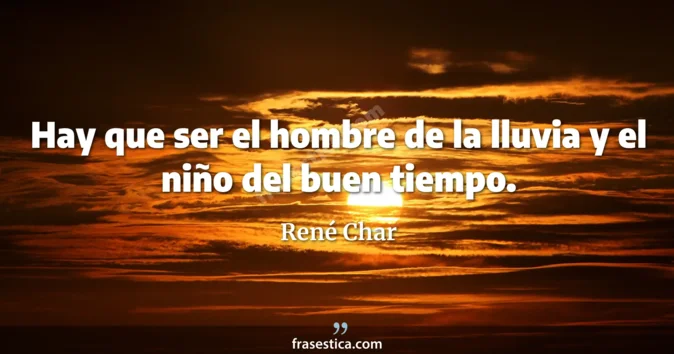 Cita de René Char