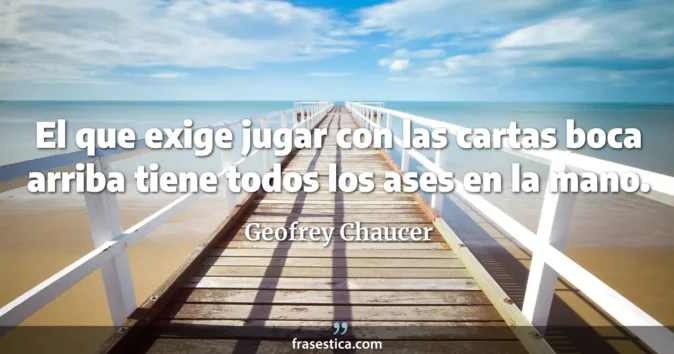 Cita de Geofrey Chaucer