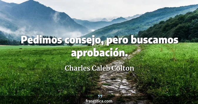 Cita de Charles Caleb Colton