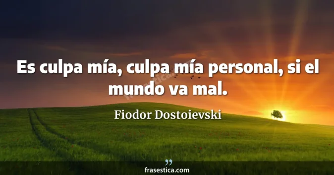 Cita de Fiodor Dostoievski