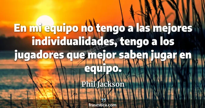 Cita de Phil Jackson