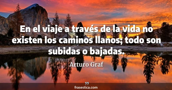 Cita de Arturo Graf