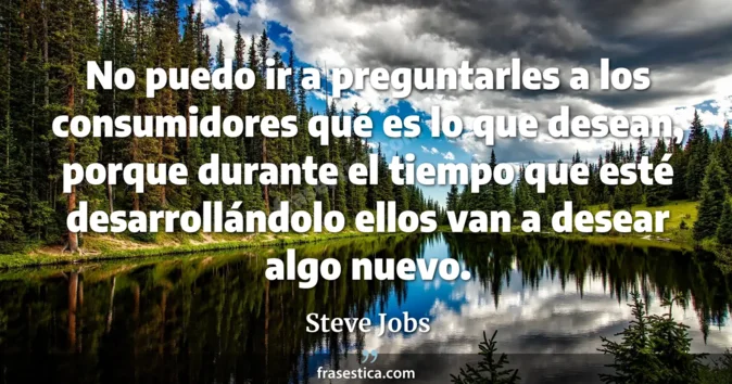 Cita de Steve Jobs