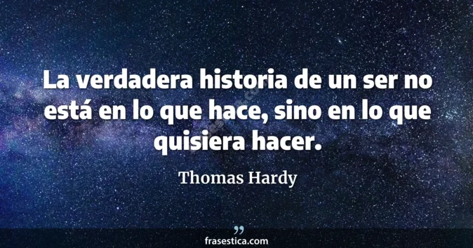 Cita de Thomas Hardy