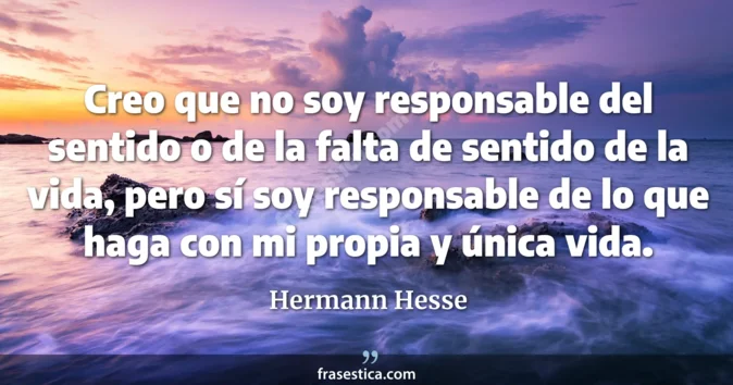 Cita de Hermann Hesse