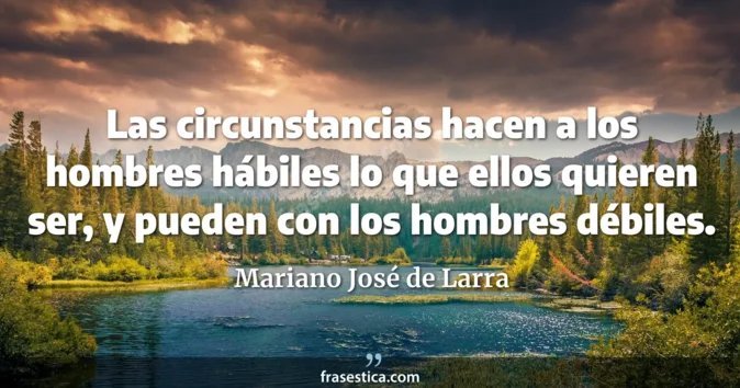 Cita de Mariano José de Larra