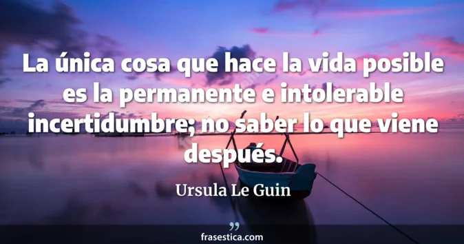 Cita de Ursula Le Guin