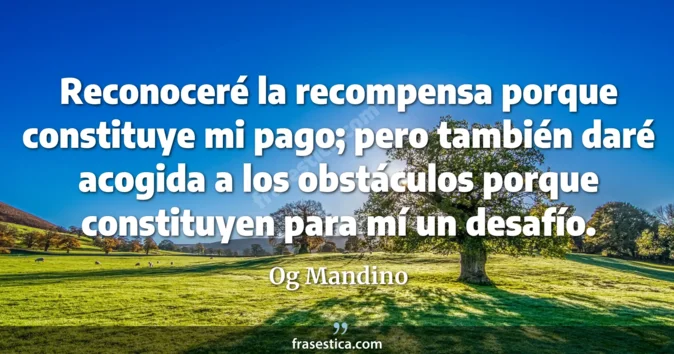 Cita de Og Mandino