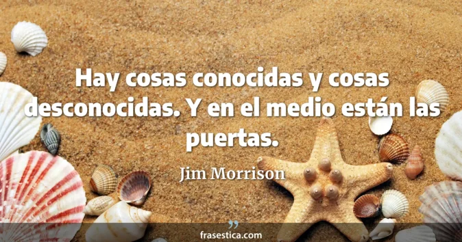 Cita de Jim Morrison