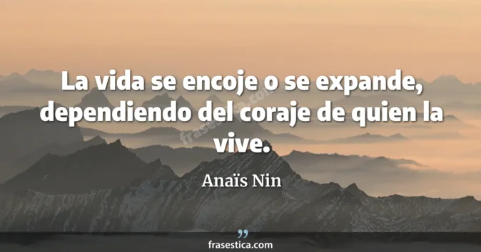 Cita de Anaïs Nin