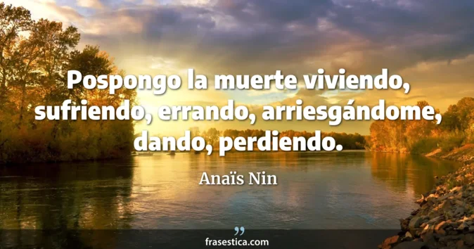 Cita de Anaïs Nin