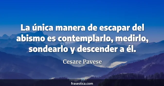 Cita de Cesare Pavese