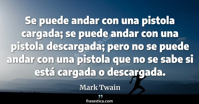 Cita de Mark Twain