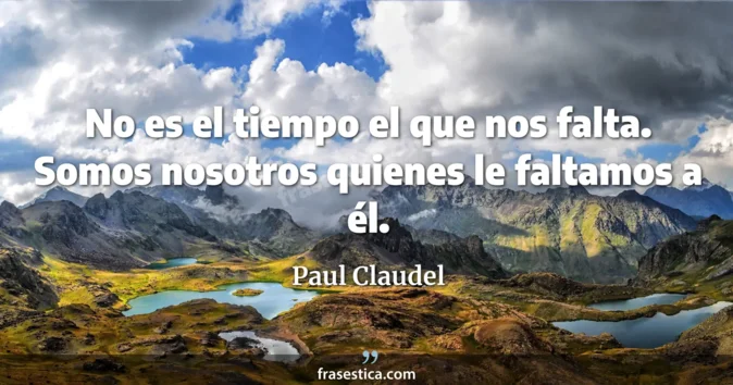 Cita de Paul Claudel