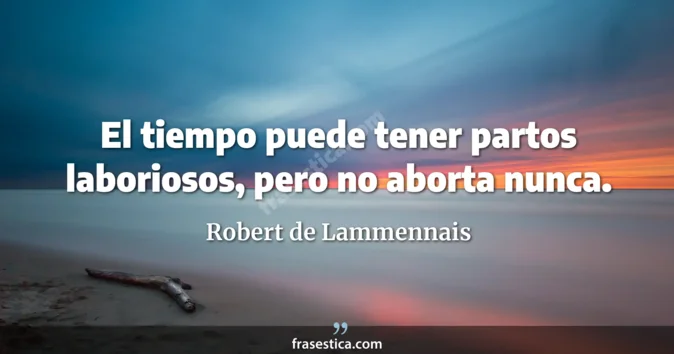 Cita de Robert de Lammennais