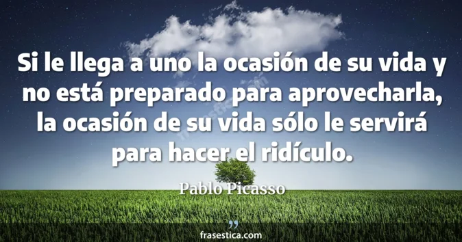 Cita de Pablo Picasso