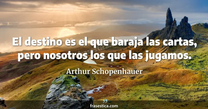 Cita de Arthur Schopenhauer