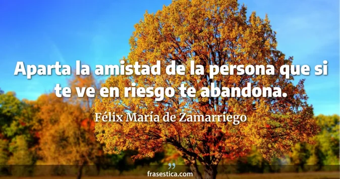 Cita de Félix María de Zamarriego