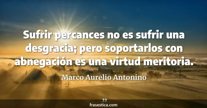 Cita de Marco Aurelio Antonino