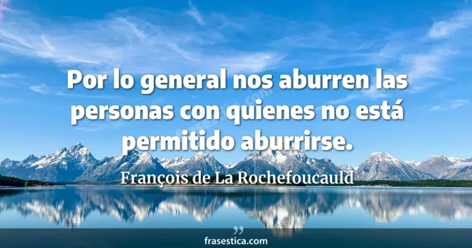 Cita de François de La Rochefoucauld