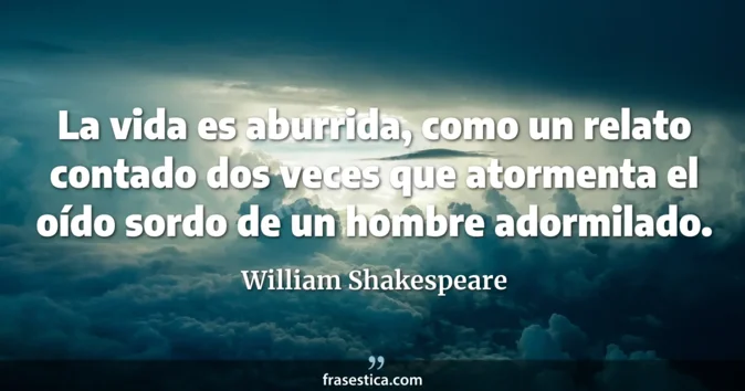 Cita de William Shakespeare