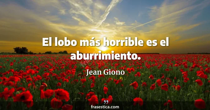 Cita de Jean Giono