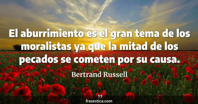 Cita de Bertrand Russell