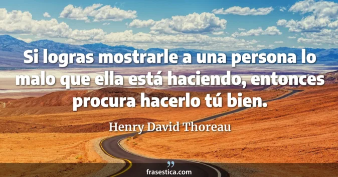 Cita de Henry David Thoreau