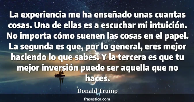Cita de Donald Trump