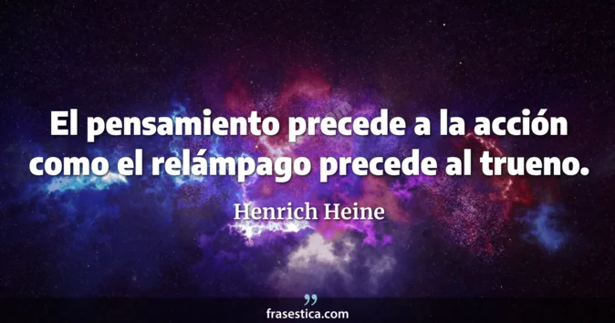 Cita de Henrich Heine
