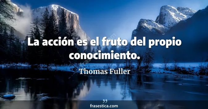 Cita de Thomas Fuller
