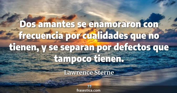Cita de Lawrence Sterne