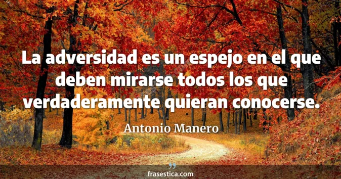 Cita de Antonio Manero
