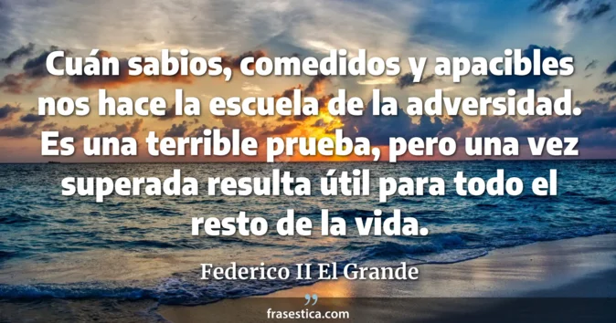 Cita de Federico II El Grande