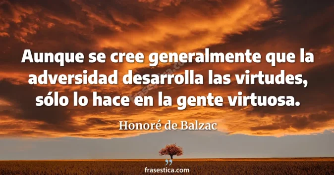 Cita de Honoré de Balzac
