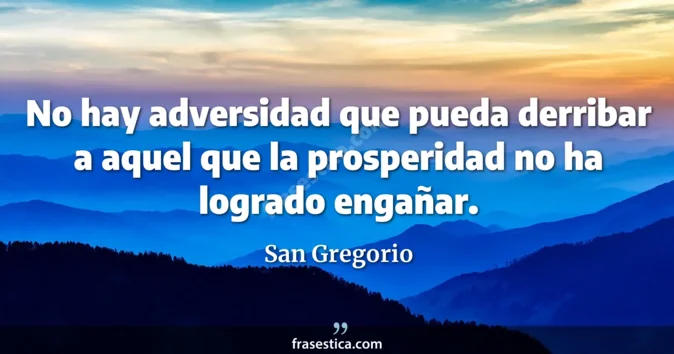 Cita de San Gregorio