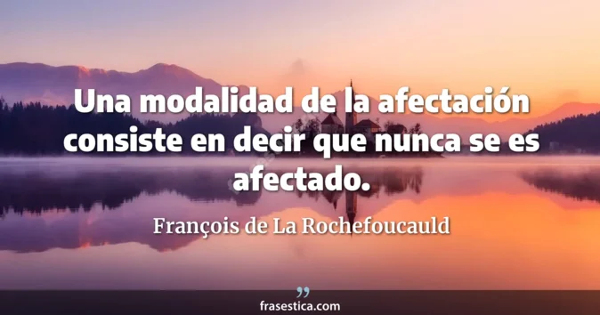 Cita de François de La Rochefoucauld
