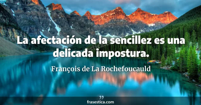 Cita de François de La Rochefoucauld