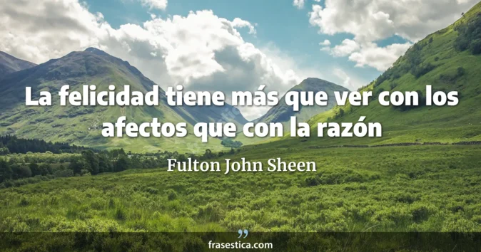 Cita de Fulton John Sheen