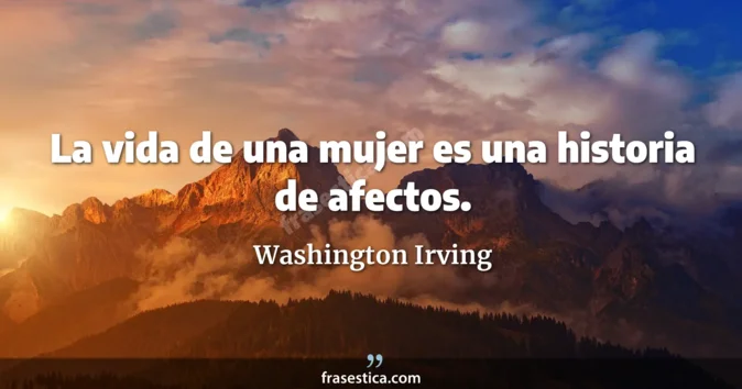 Cita de Washington Irving