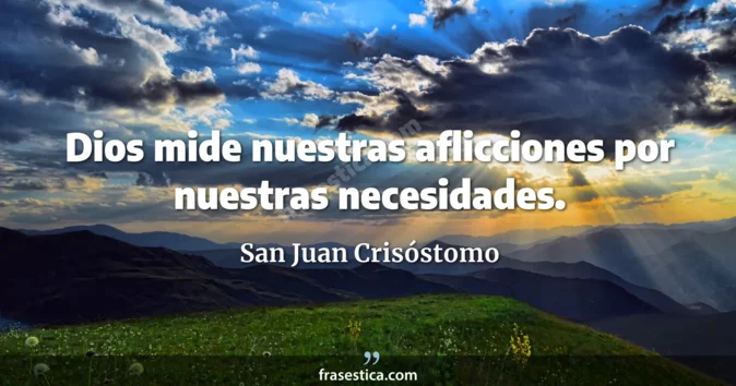 Cita de San Juan Crisóstomo