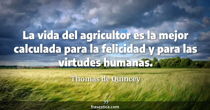 Cita de Thomas de Quincey