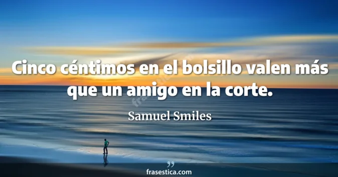 Cita de Samuel Smiles